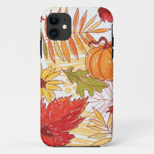 Autumn pattern iPhone 11 case