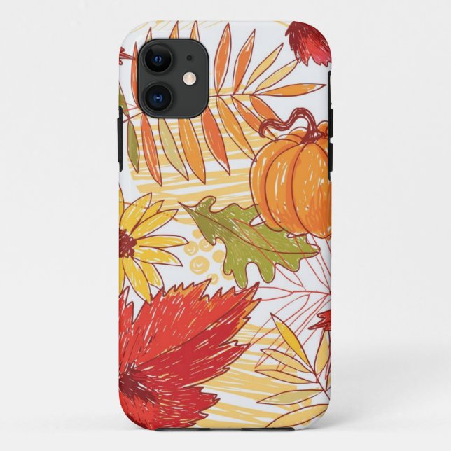 Autumn pattern Case-Mate iPhone case (Back)
