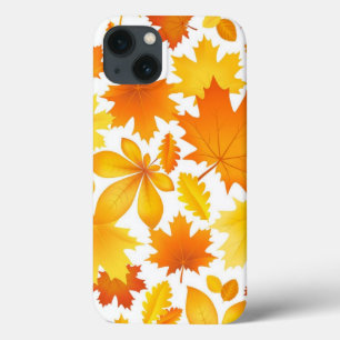 Autumn pattern iPhone 13 case