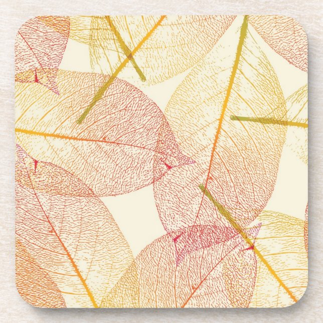Autumn pattern coaster (Front)