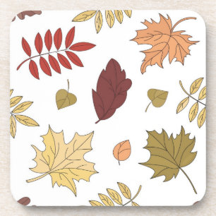 Autumn pattern coaster