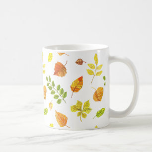 Autumn pattern coffee mug