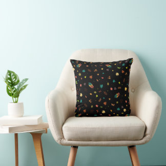 Autumn pattern cushion