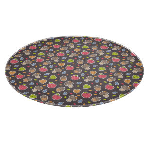 autumn pattern cutting board