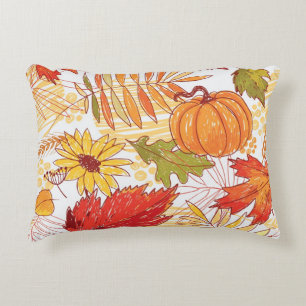 Autumn pattern decorative cushion