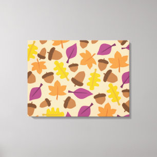 AUTUMN PATTERN DESIGN CANVAS PRINT