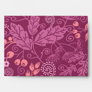 Autumn pattern envelope