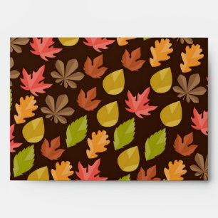 Autumn pattern envelope