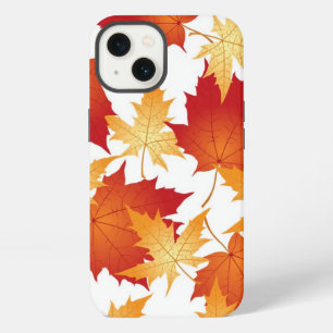 Autumn pattern iPhone 13 case