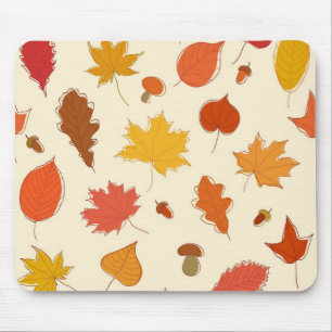Autumn pattern mouse mat