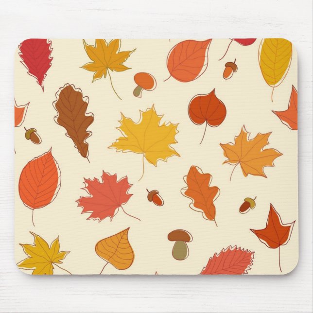 Autumn pattern mouse mat (Front)