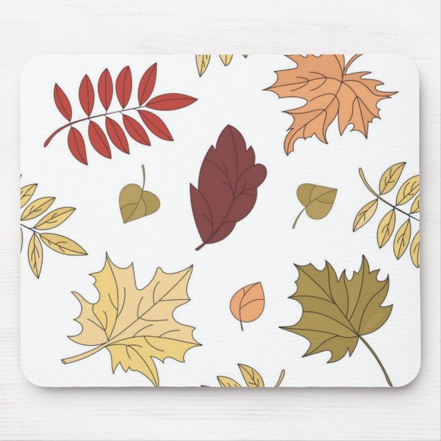 Autumn pattern mouse mat (Front)