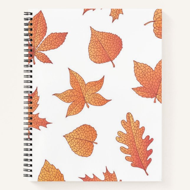 Autumn pattern notebook (Front)