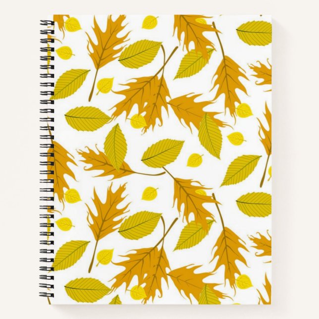 Autumn pattern notebook (Front)