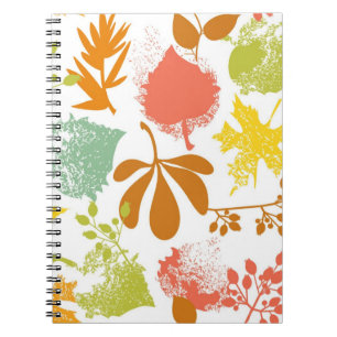 Autumn pattern notebook