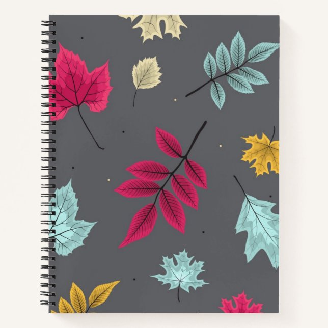 Autumn pattern notebook (Front)