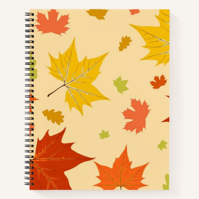 Autumn pattern notebook (Front)