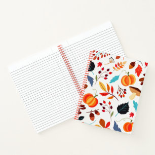 Autumn Pattern Notebook
