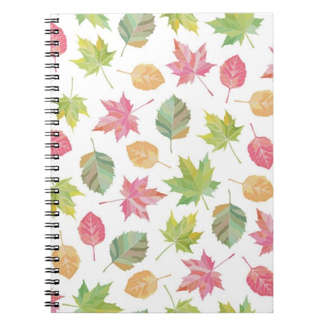 Autumn pattern notebook (Front)