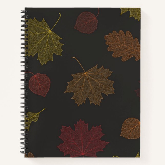 Autumn pattern notebook (Front)