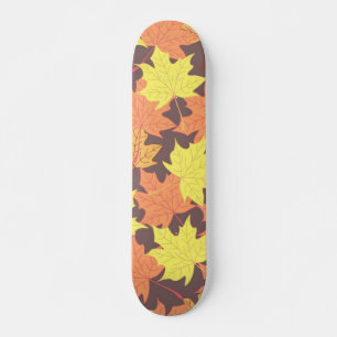 Autumn pattern skateboard