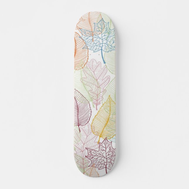 Autumn pattern skateboard (Front)