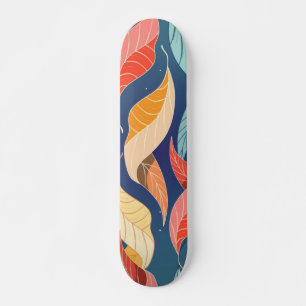 Autumn pattern skateboard