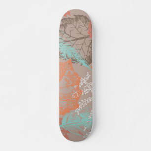 Autumn pattern skateboard