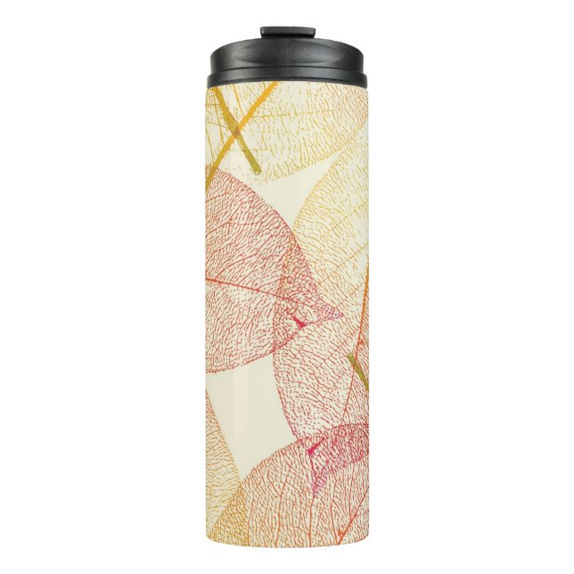 Autumn pattern thermal tumbler (Front)