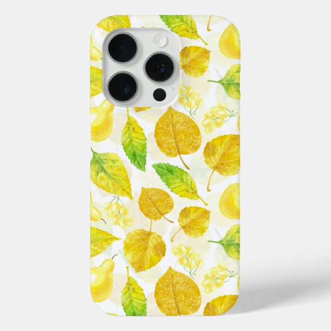 Autumn pattern watercolor Case-Mate iPhone case (Back)