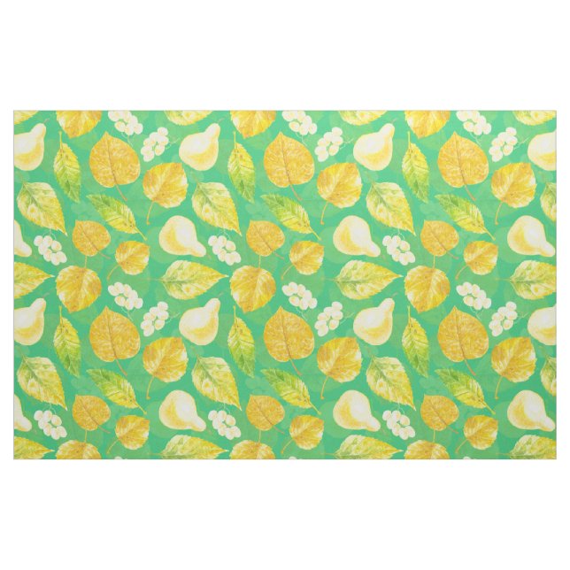 Autumn pattern watercolor fabric (Fat Quarter)