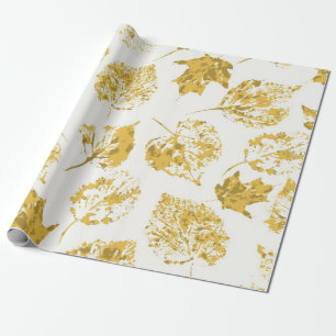 Autumn pattern wrapping paper