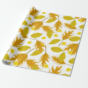 Autumn pattern wrapping paper