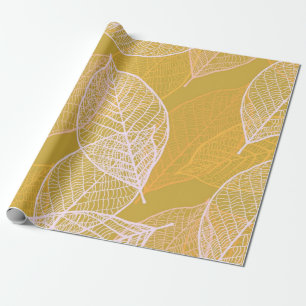 Autumn pattern wrapping paper
