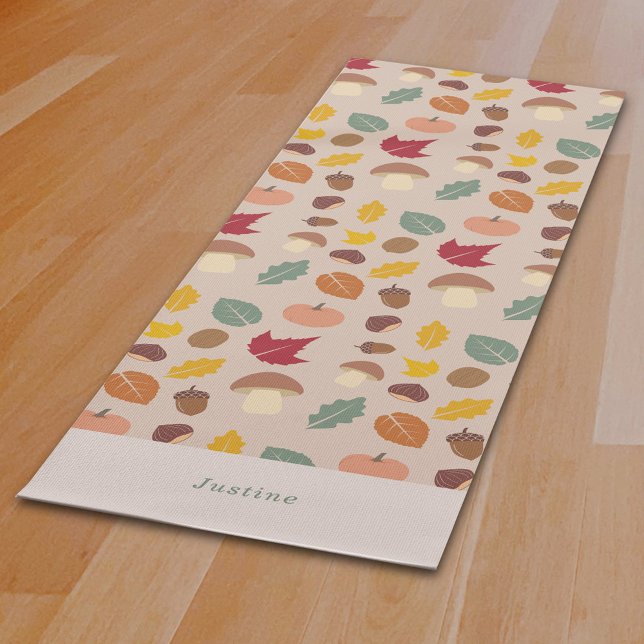 Autumn Pattern Yoga Mat (Autumn Pattern Yoga Mat)