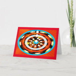 Autumn peace holiday card