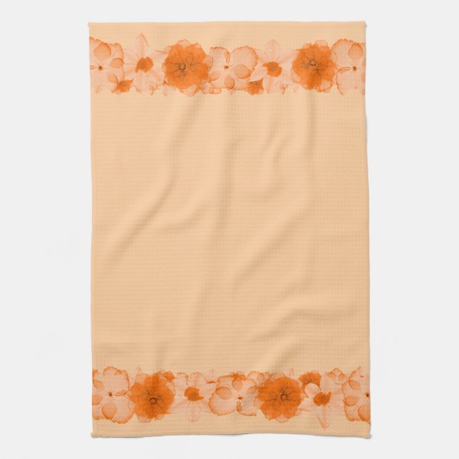 Autumn Peach Kitchen Towels (Vertical)