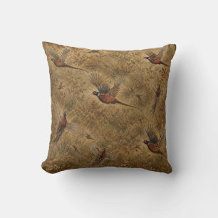 Autumn Pheasant Flight Cushion