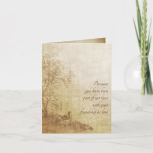 Autumn Pheasant Wedding Vow Renewal  Invitation