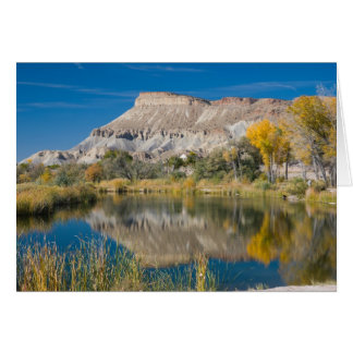 Autumn Photo of Mt.Garfield and Pond