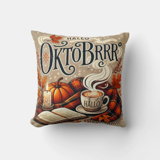 autumn pillow "Hello Oktobrr"