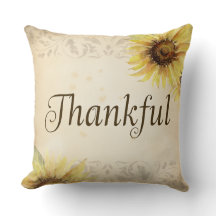 Autumn Pillow- Thankful- Square