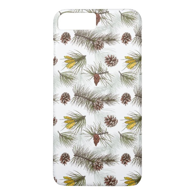 Autumn Pine Cones Case-Mate iPhone Case (Back)
