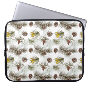 Autumn Pine Cones Laptop Sleeve