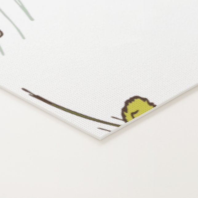 Autumn Pine Cones Yoga Mat (Detail)