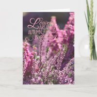 Autumn-Pink Heather Flower Floral editable Text