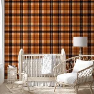 Autumn Plaid Cosy Fall Pattern Design Wallpaper