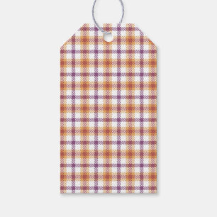 Autumn Plaid  Gift Tags