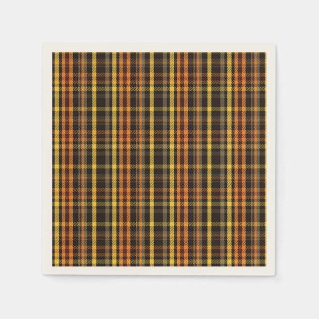 Autumn plaid napkin (Front)