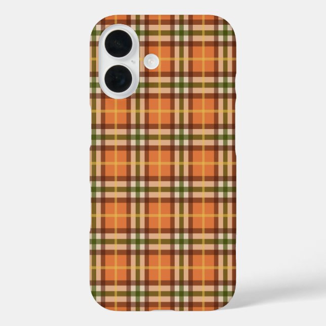 Autumn Plaid Pattern  Case-Mate iPhone Case (Back)